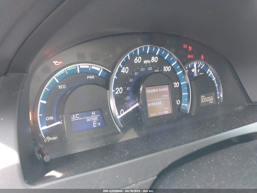 2013 TOYOTA CAMRY HYBRID XLE - 4T1BD1FK2DU070024