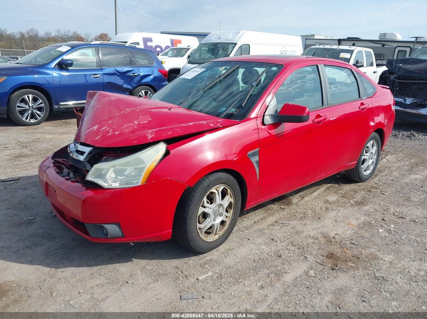 2008 FORD FOCUS VIN: 1FAHP35N58W219099