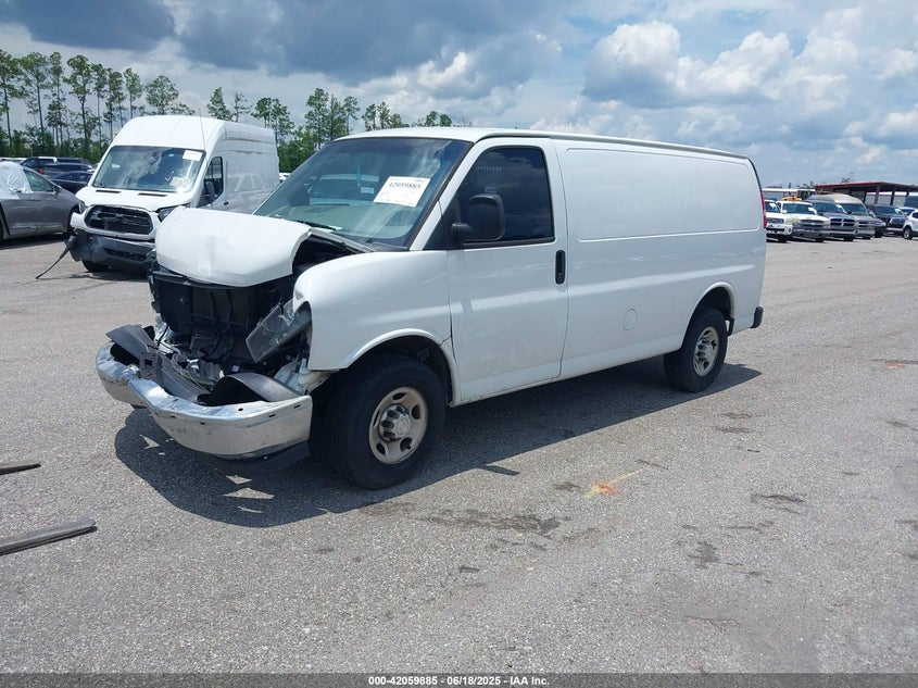 Vin: 1gcwgafg4k1266716, lot: 42551537, chevrolet express 2500 work van 20192