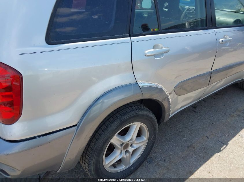 2004 Toyota Rav4 VIN: JTEGD20V340028581 Lot: 42059886