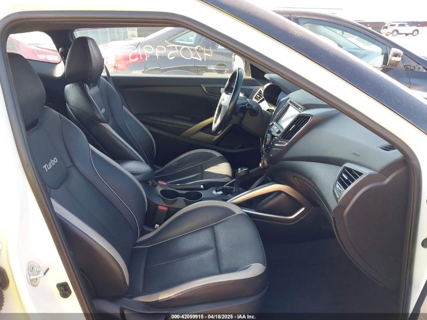 2015 HYUNDAI VELOSTER TURBO - KMHTC6AE4FU234611