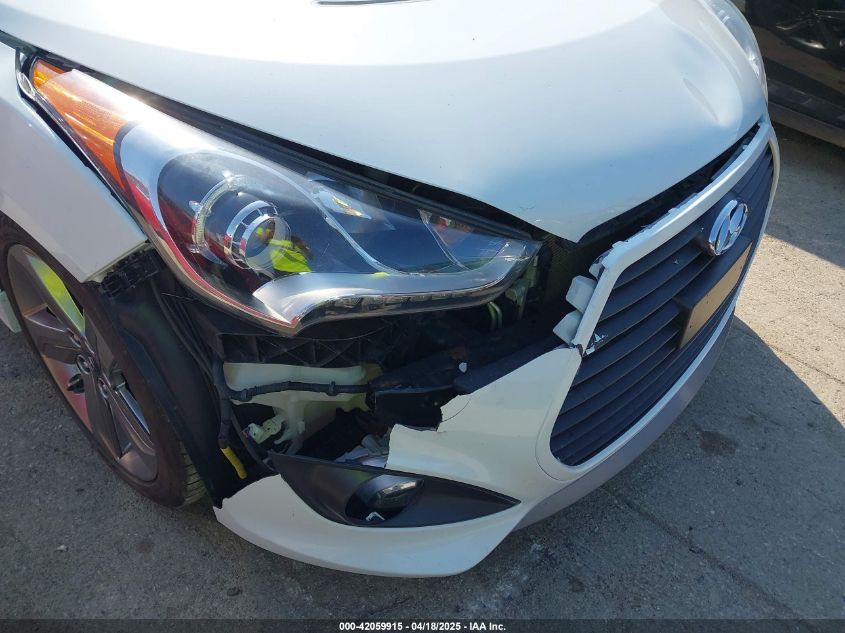 2015 HYUNDAI VELOSTER TURBO - KMHTC6AE4FU234611