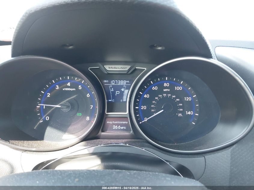 2015 HYUNDAI VELOSTER TURBO - KMHTC6AE4FU234611