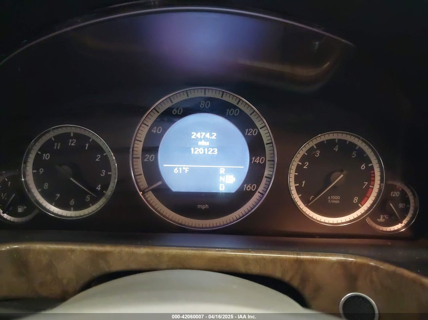 2011 MERCEDES-BENZ E 550 VIN: WDDHF7CBXBA346597