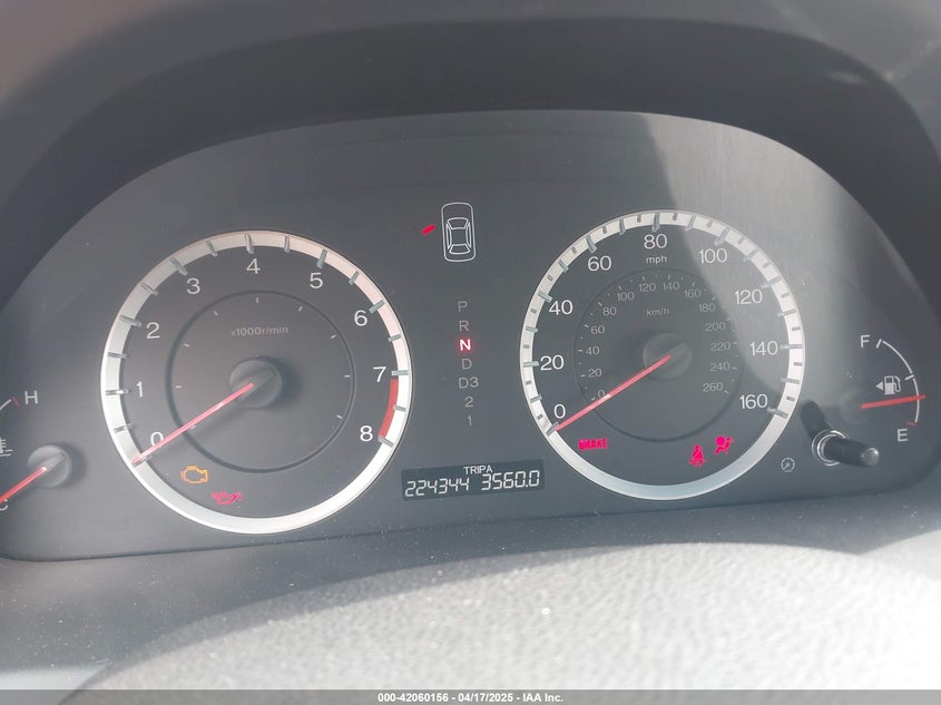 2012 HONDA ACCORD VIN: 1HGCP2F86CA051102