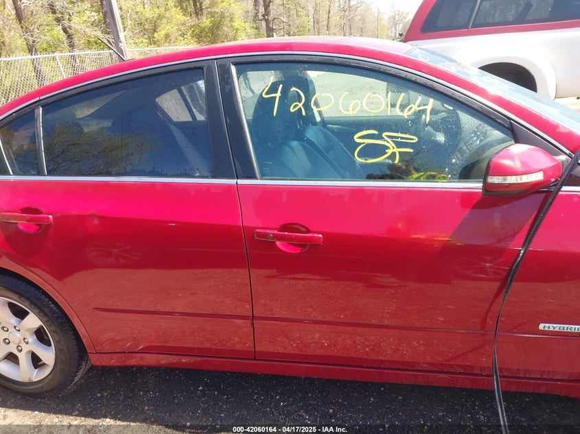 2009 NISSAN ALTIMA HYBRID VIN: 1N4CL21E59C182564