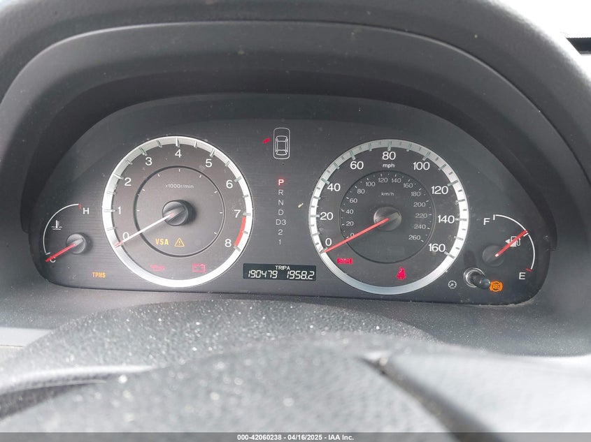 2009 HONDA ACCORD VIN: 1HGCP26829A057911