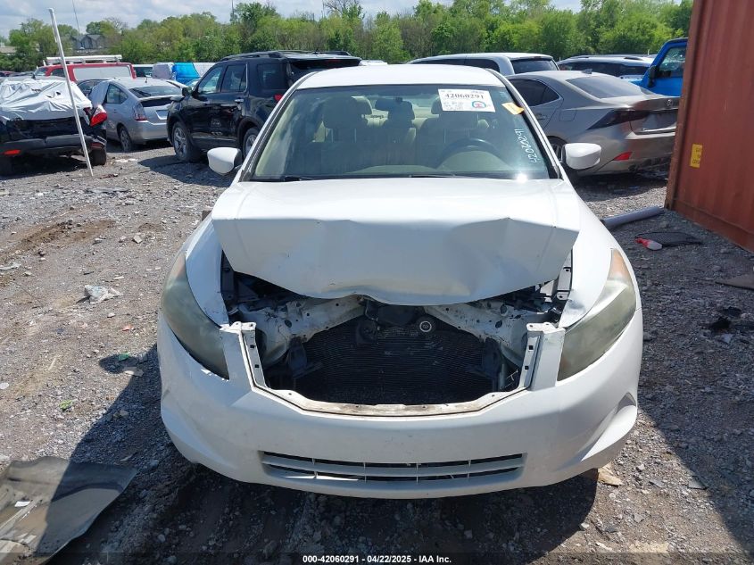 2008 Honda Accord 2.4 Lx-P VIN: 1HGCP264X8A165690 Lot: 42060291