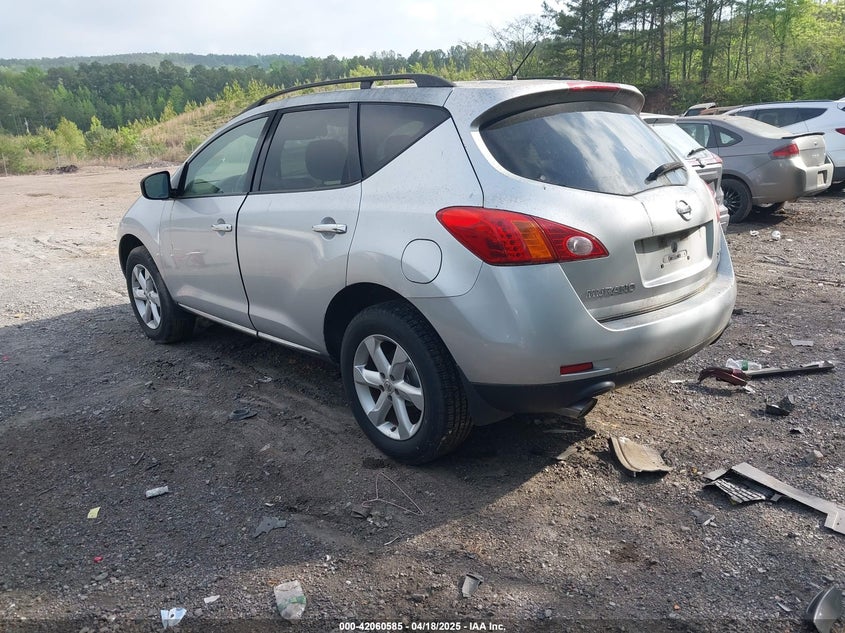 2009 NISSAN MURANO VIN: JN8AZ18W09W121313