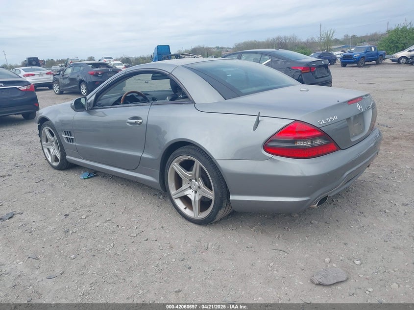 2009 MERCEDES-BENZ SL 550 VIN: WDBSK71F19F143630