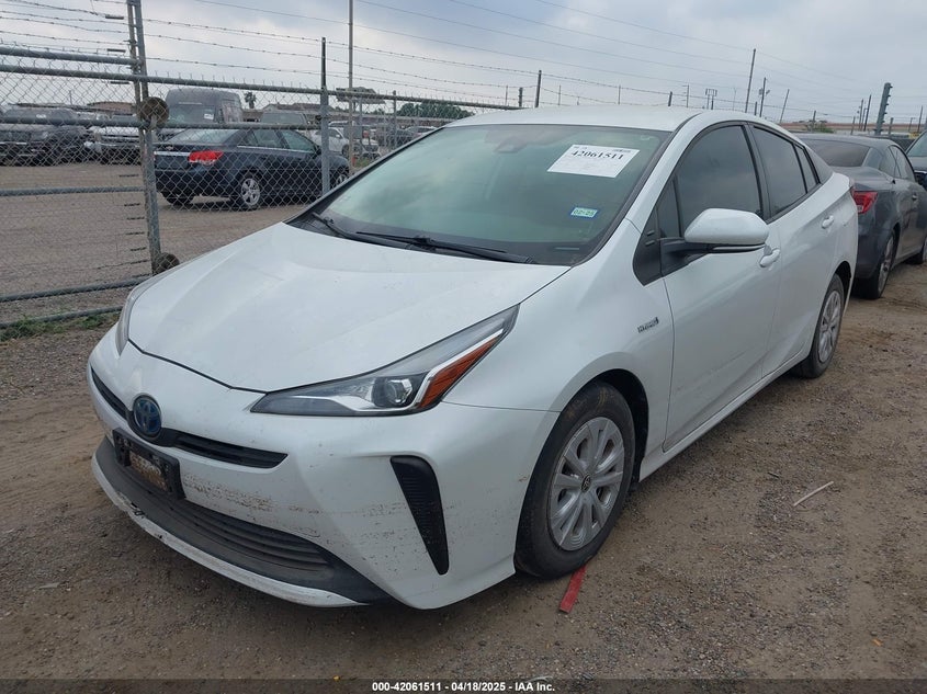 VIN JTDKAMFU5M3132103 2021 TOYOTA PRIUS L ECO