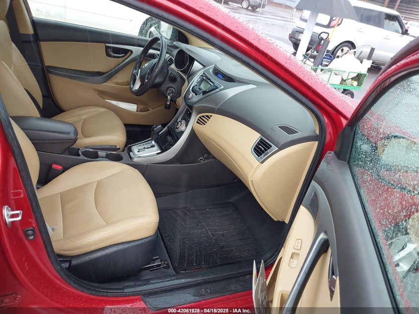 2012 HYUNDAI ELANTRA VIN: KMHDH4AEXCU475126