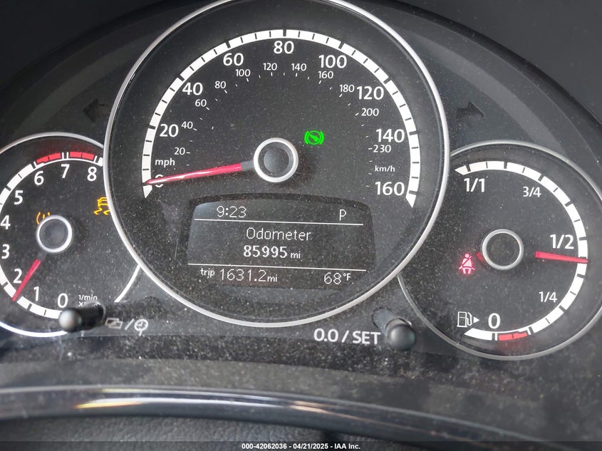 2016 VOLKSWAGEN BEETLE VIN: 3VWF17AT5GM616743