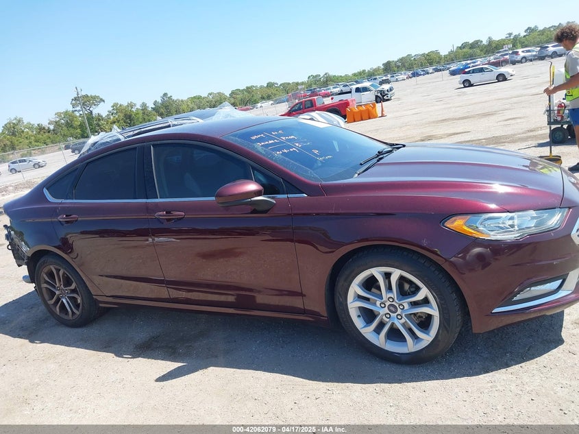 2017 FORD FUSION VIN: 3FA6P0H73HR167932
