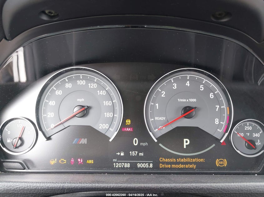 2016 BMW M3 VIN: WBS8M9C57G5D31122