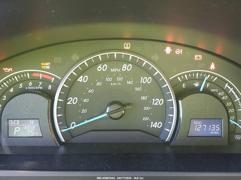 2012 Toyota Camry Le VIN: 4T1BF1FK6CU200962 Lot: 42062342