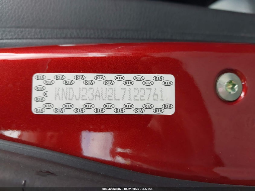 2020 KIA SOUL VIN: KNDJ23AU2L7122761
