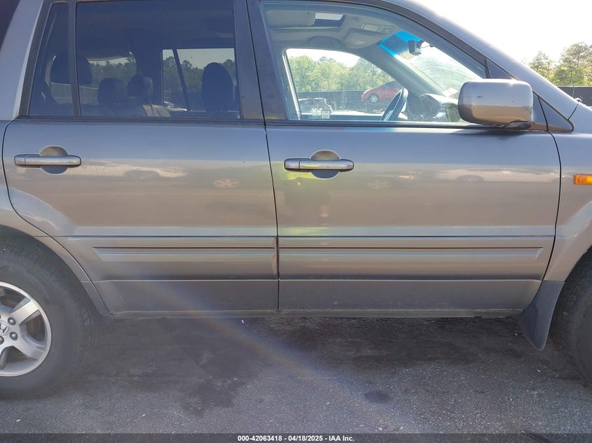 2008 Honda Pilot Ex-L VIN: 5FNYF18598B057446 Lot: 42063418