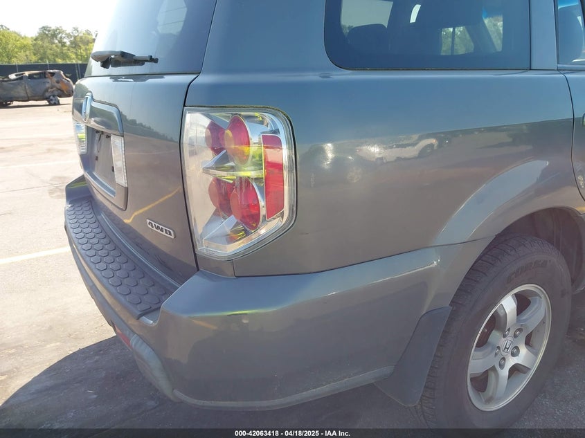 2008 Honda Pilot Ex-L VIN: 5FNYF18598B057446 Lot: 42063418