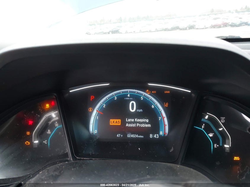2019 HONDA CIVIC VIN: 19XFC2F62KE028935
