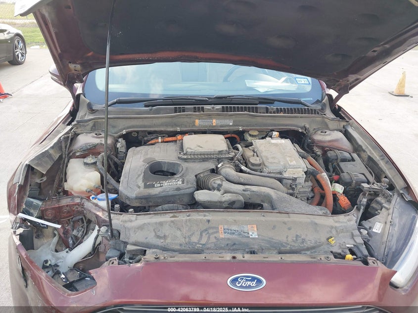 2016 FORD FUSION ENERGI VIN: 3FA6P0PU4GR230882