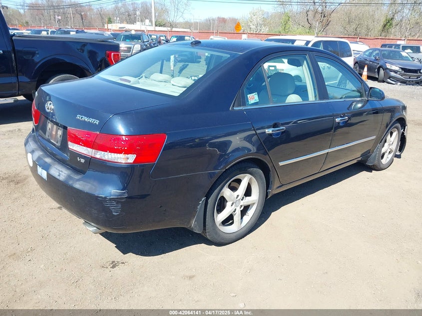2008 HYUNDAI SONATA VIN: 5NPEU46F48H304380