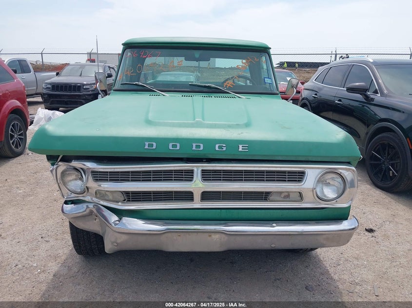1971 Dodge D100 VIN: D14AE1S353985 Lot: 42064267