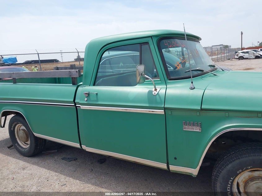 1971 Dodge D100 VIN: D14AE1S353985 Lot: 42064267
