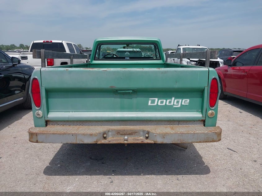 1971 Dodge D100 VIN: D14AE1S353985 Lot: 42064267