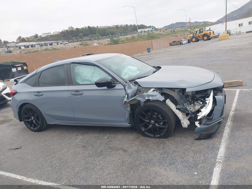 2022 HONDA CIVIC VIN: 19XFL2H82NE015153