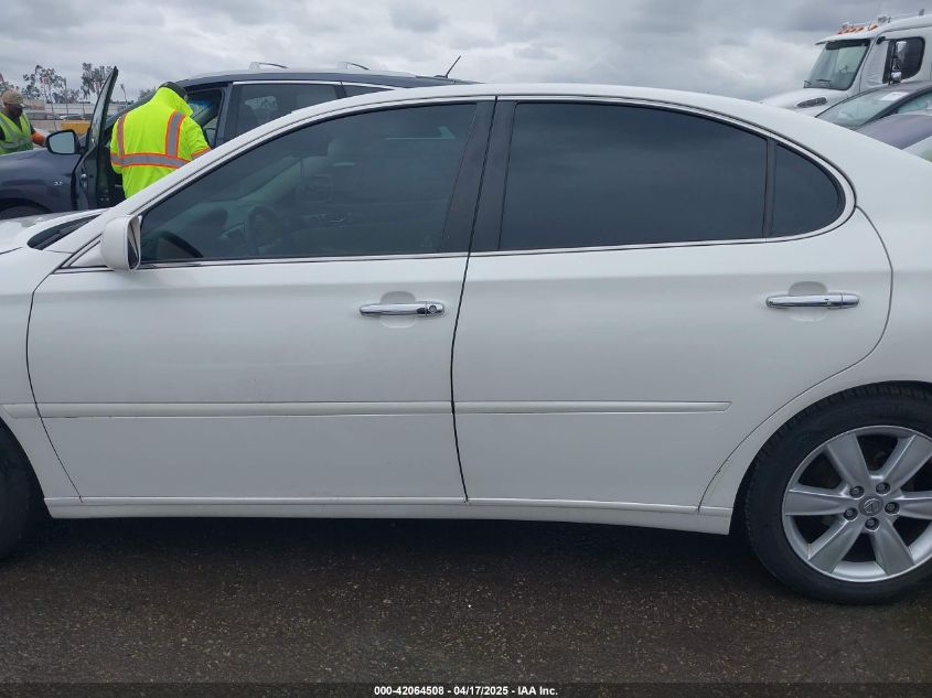 2005 Lexus Es 330 VIN: JTHBA30G055084186 Lot: 42064508
