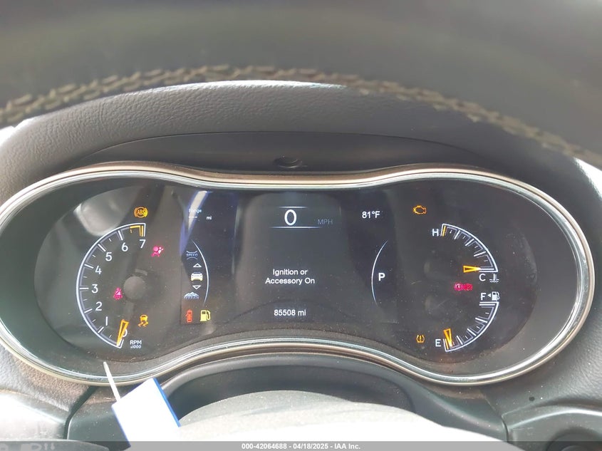 VIN 1C4RJFBG6HC601487 2017 JEEP GRAND CHEROKEE LIMITED