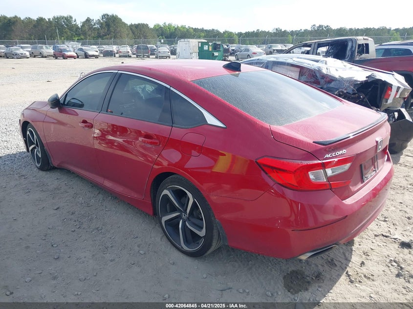 2022 Honda Accord Sport VIN: 1HGCV1F37NA022084 Lot: 42064845
