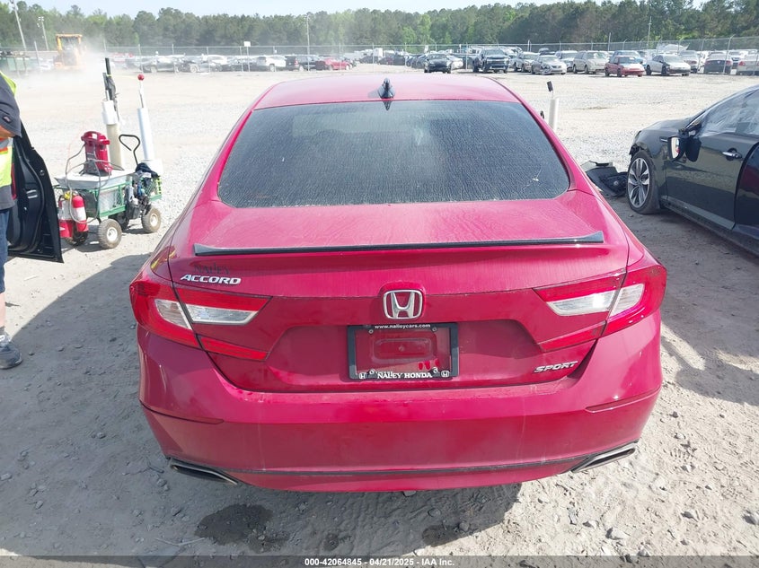 2022 Honda Accord Sport VIN: 1HGCV1F37NA022084 Lot: 42064845