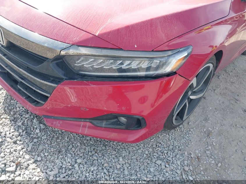 2022 Honda Accord Sport VIN: 1HGCV1F37NA022084 Lot: 42064845