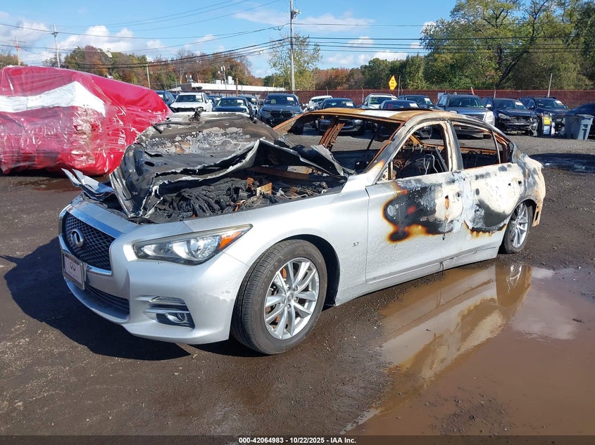 2015 Infiniti Q50 VIN: JN1BV7AR8FM423820 Lot: 42064983