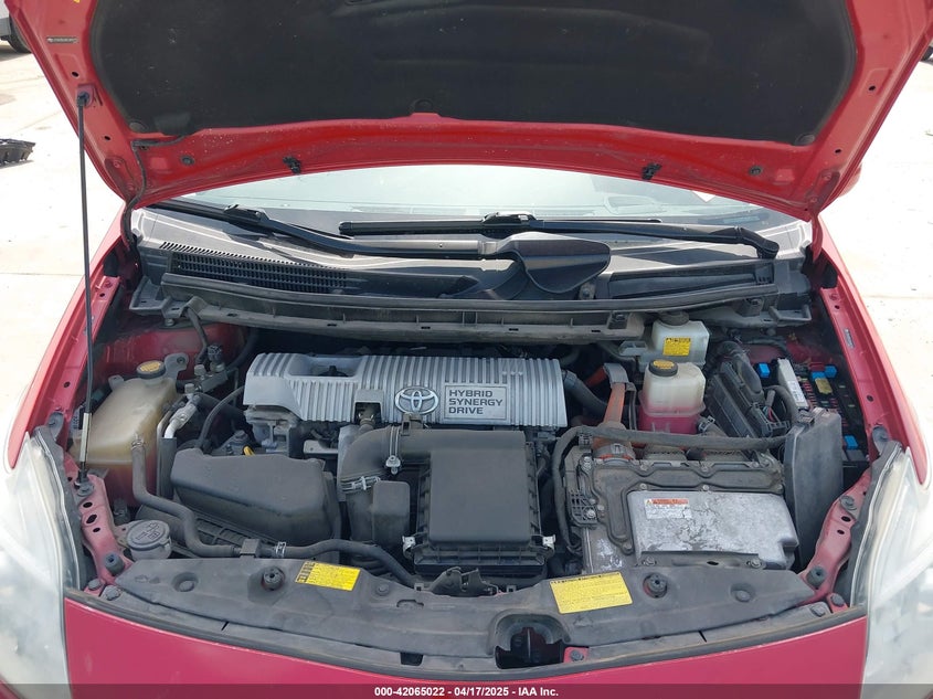 2012 TOYOTA PRIUS VIN: JTDKN3DU8C5499775