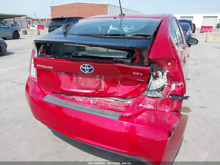 2012 TOYOTA PRIUS VIN: JTDKN3DU8C5499775