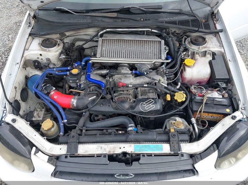 2002 Subaru Impreza Wrx VIN: JF1GD296X2G520406 Lot: 42065292