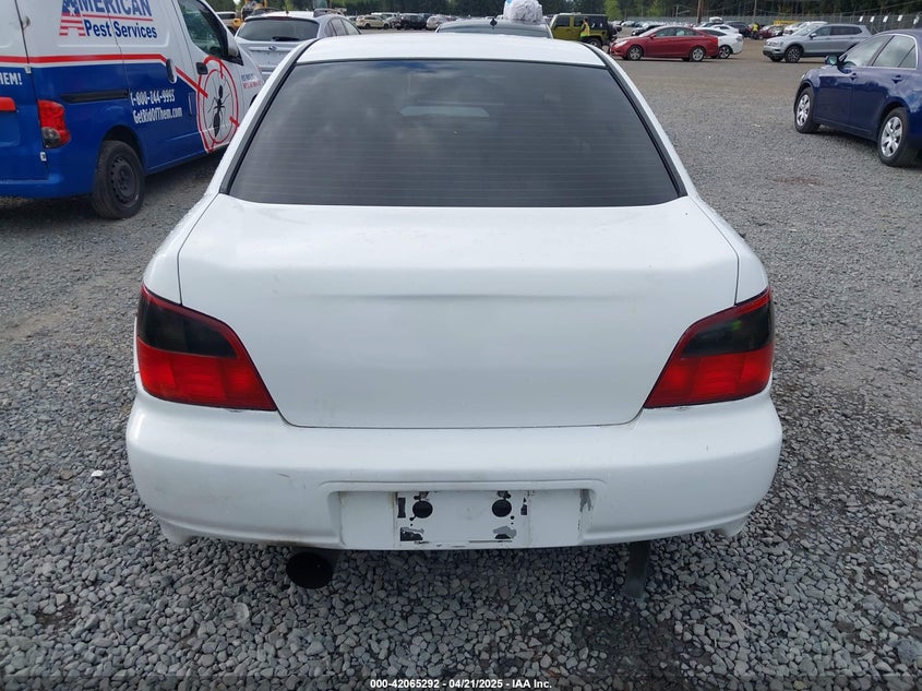 2002 Subaru Impreza Wrx VIN: JF1GD296X2G520406 Lot: 42065292