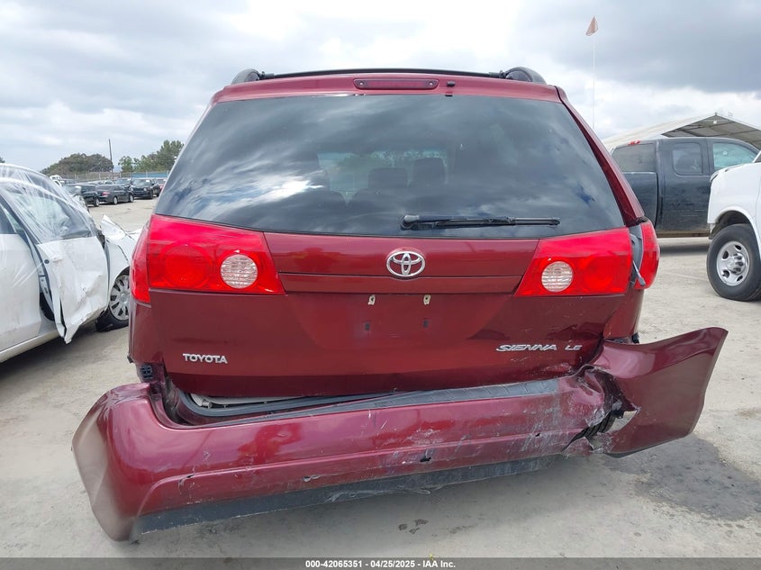 2008 Toyota Sienna Le VIN: 5TDZK23C78S109986 Lot: 42065351