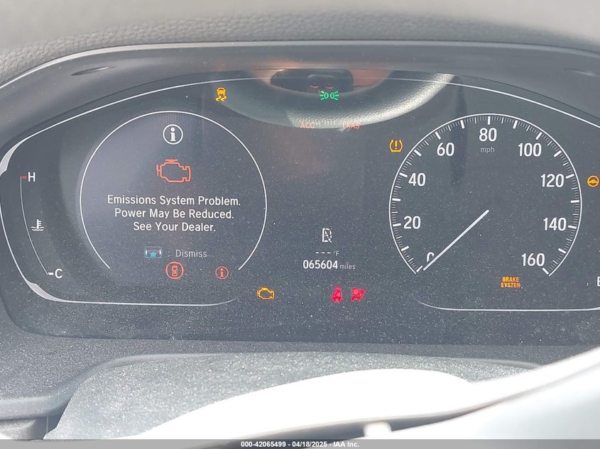2019 HONDA ACCORD VIN: 1HGCV1F47KA133206