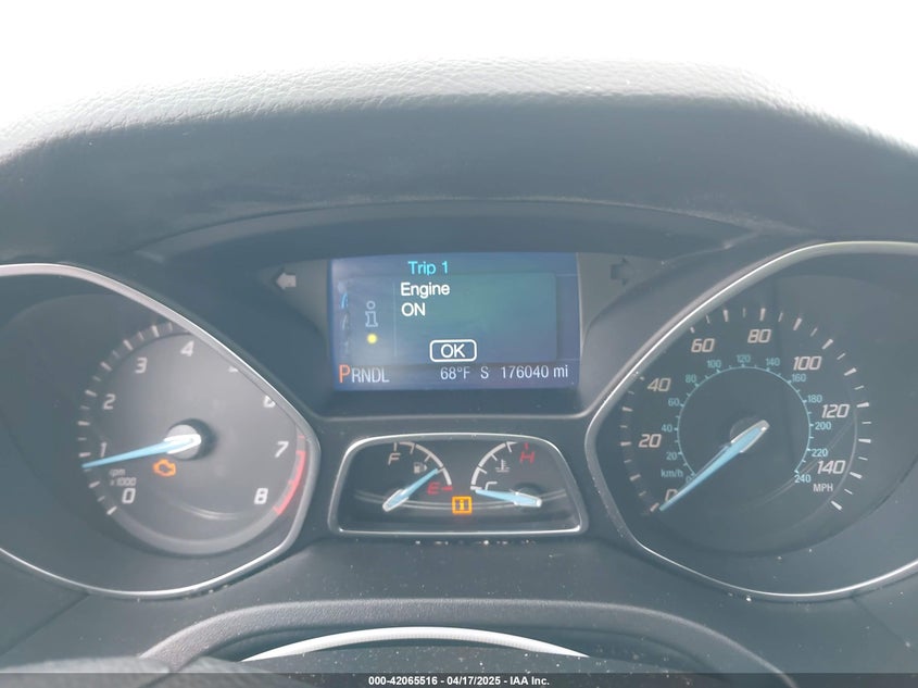 2013 FORD FOCUS VIN: 1FADP3K25DL267819