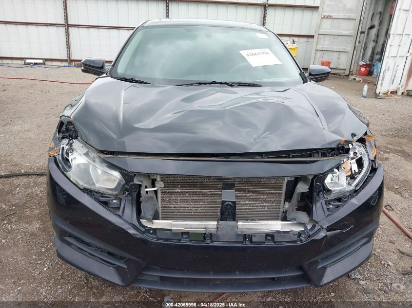 2018 Honda Civic Ex VIN: 19XFC2F72JE021815 Lot: 42065998