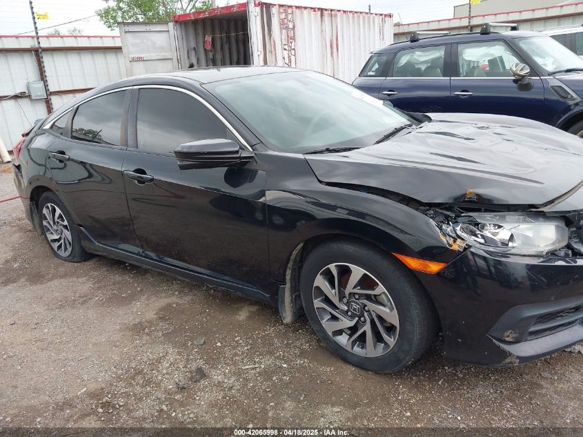 2018 Honda Civic Ex VIN: 19XFC2F72JE021815 Lot: 42065998