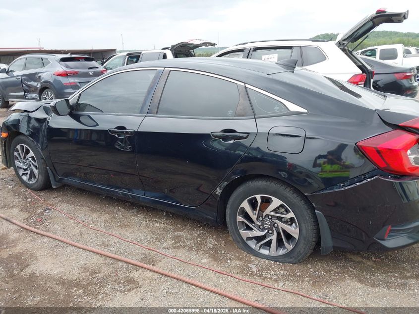 2018 Honda Civic Ex VIN: 19XFC2F72JE021815 Lot: 42065998