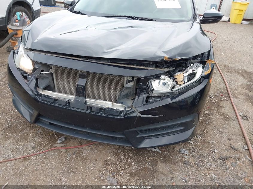 2018 Honda Civic Ex VIN: 19XFC2F72JE021815 Lot: 42065998