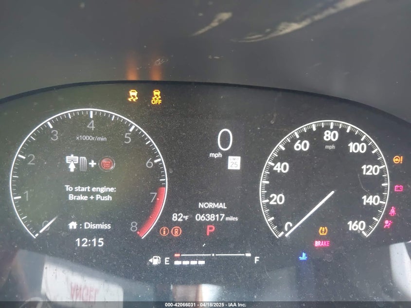 2023 HONDA CIVIC VIN: 19XFL2H86PE019273