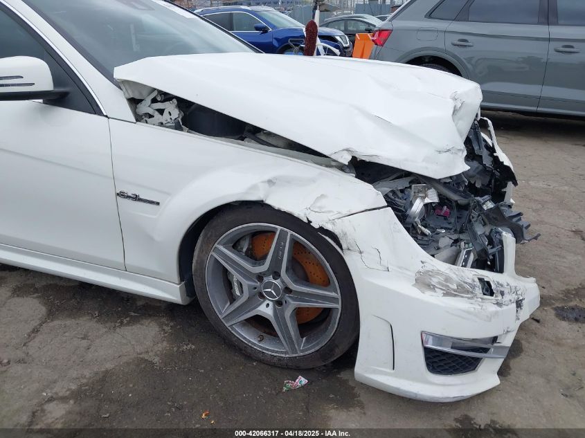 2012 Mercedes-Benz C 63 Amg VIN: WDDGJ7HB3CF808053 Lot: 42066317
