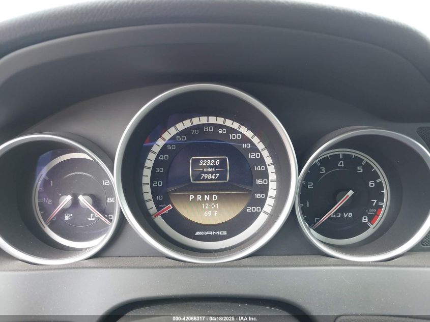 2012 Mercedes-Benz C 63 Amg VIN: WDDGJ7HB3CF808053 Lot: 42066317